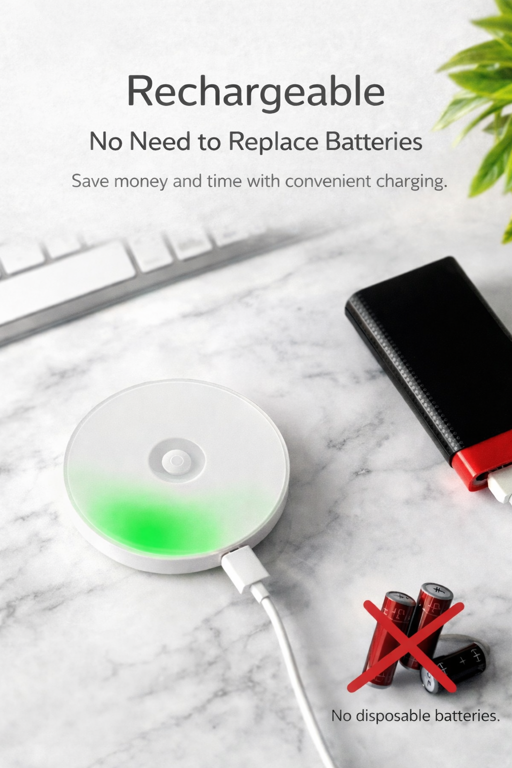 5 Motion Sensor LED Warm Light