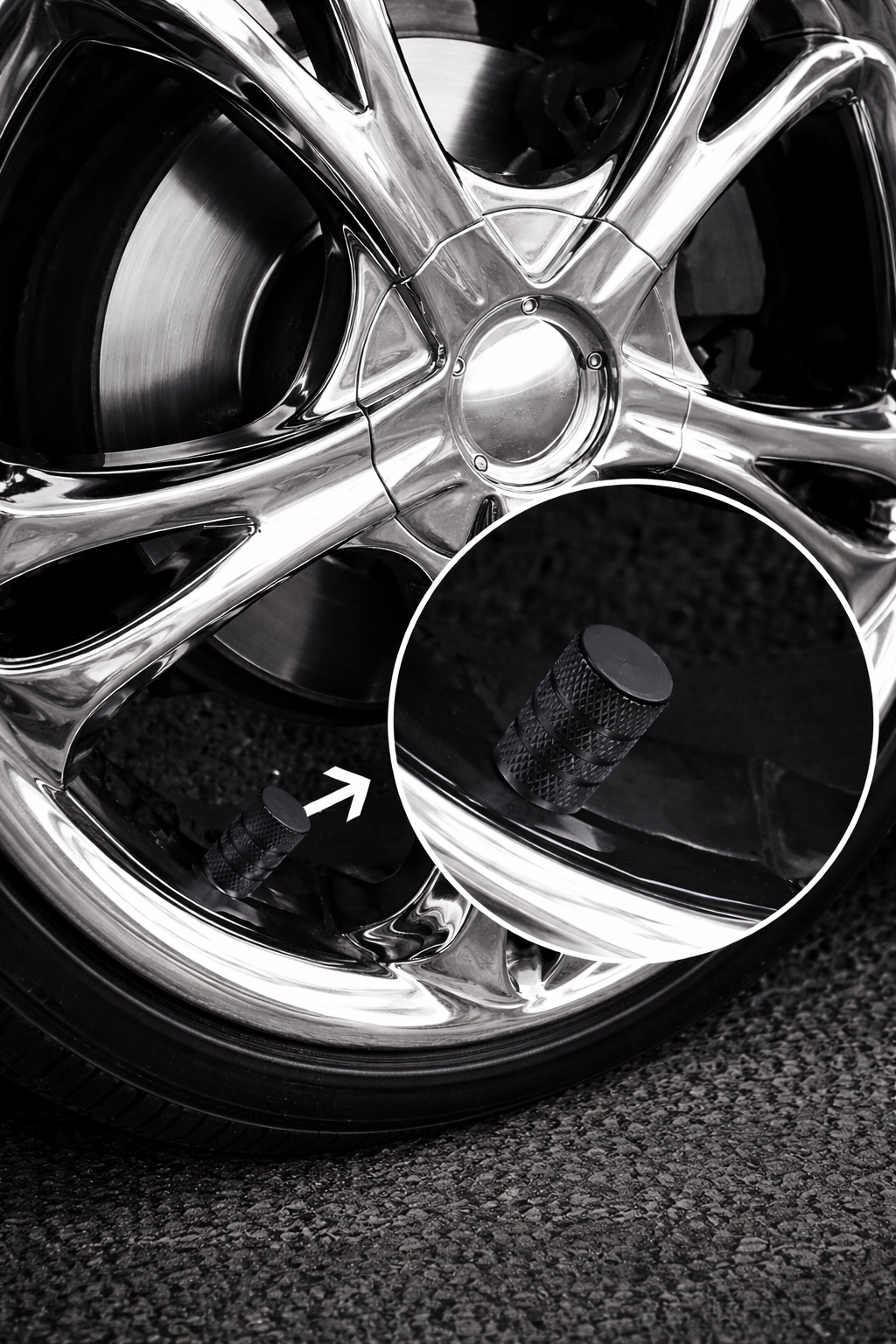 High-Performance Car Tire Valve Stem Caps (4PCS)