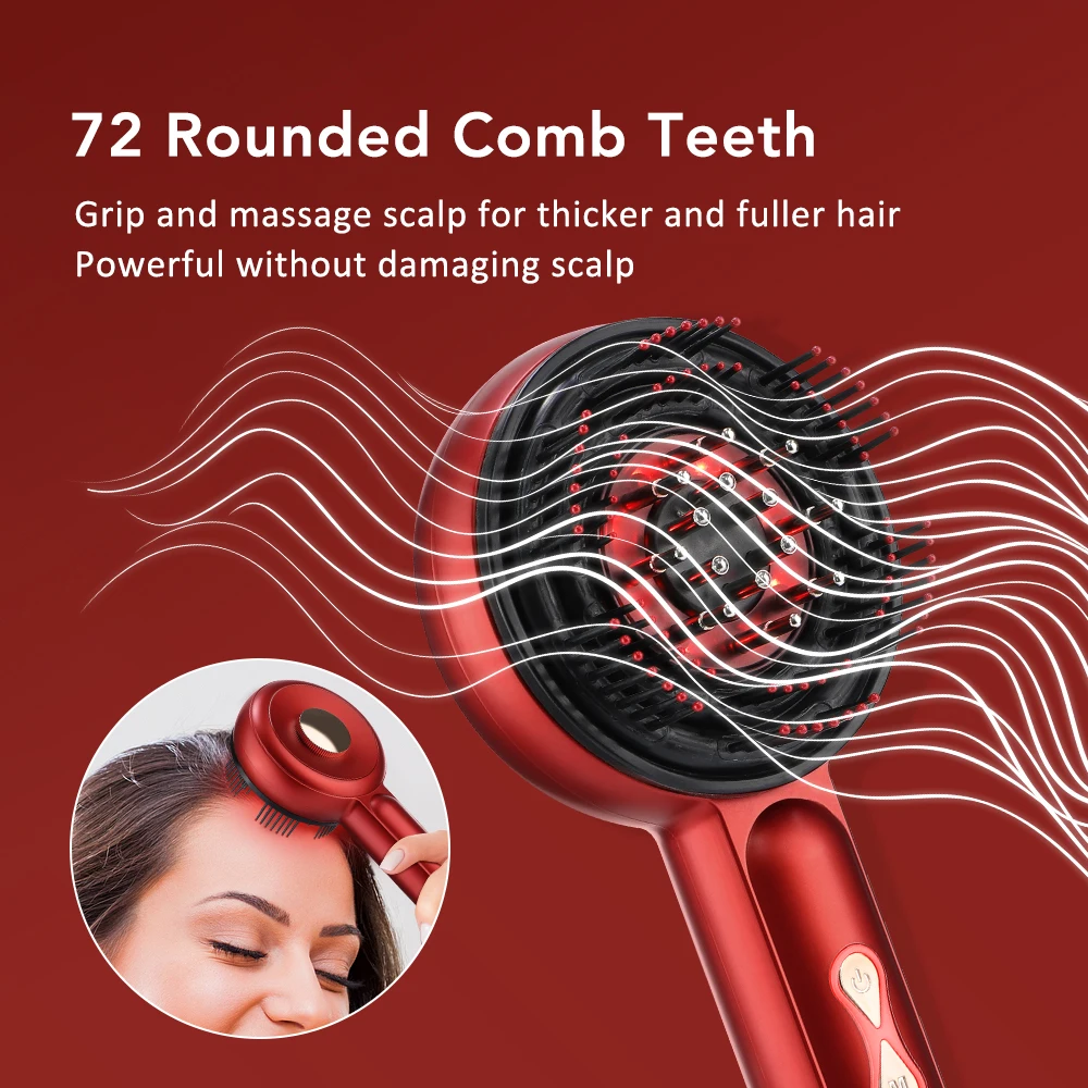 Scalp Renewal Massage Comb with Oil Applicator