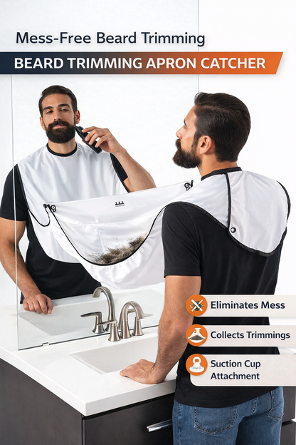 Beard Trimming Apron Catcher