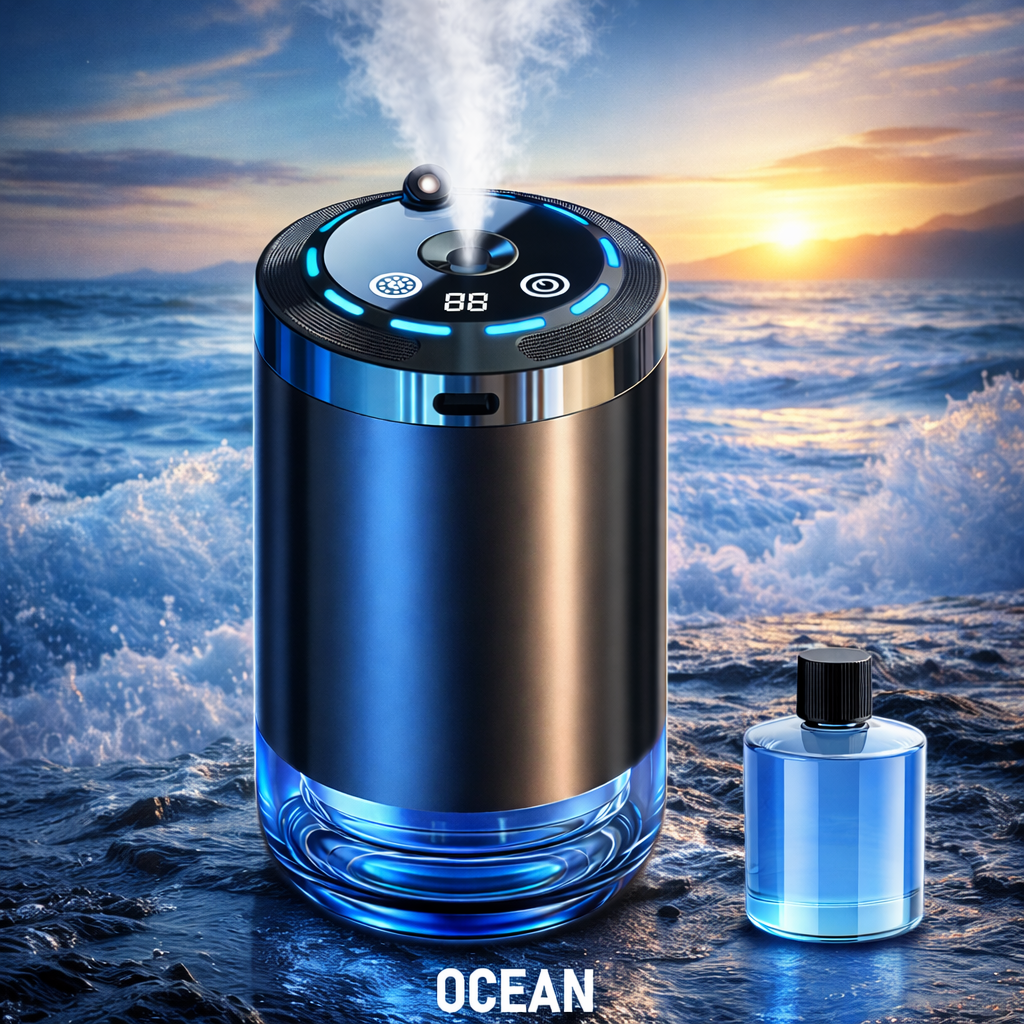 Car Diffuser with Roof Star Light