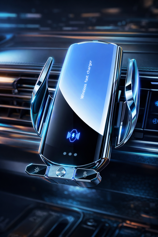 Magnetic Wireless Car Charger For iPhone & Samsung