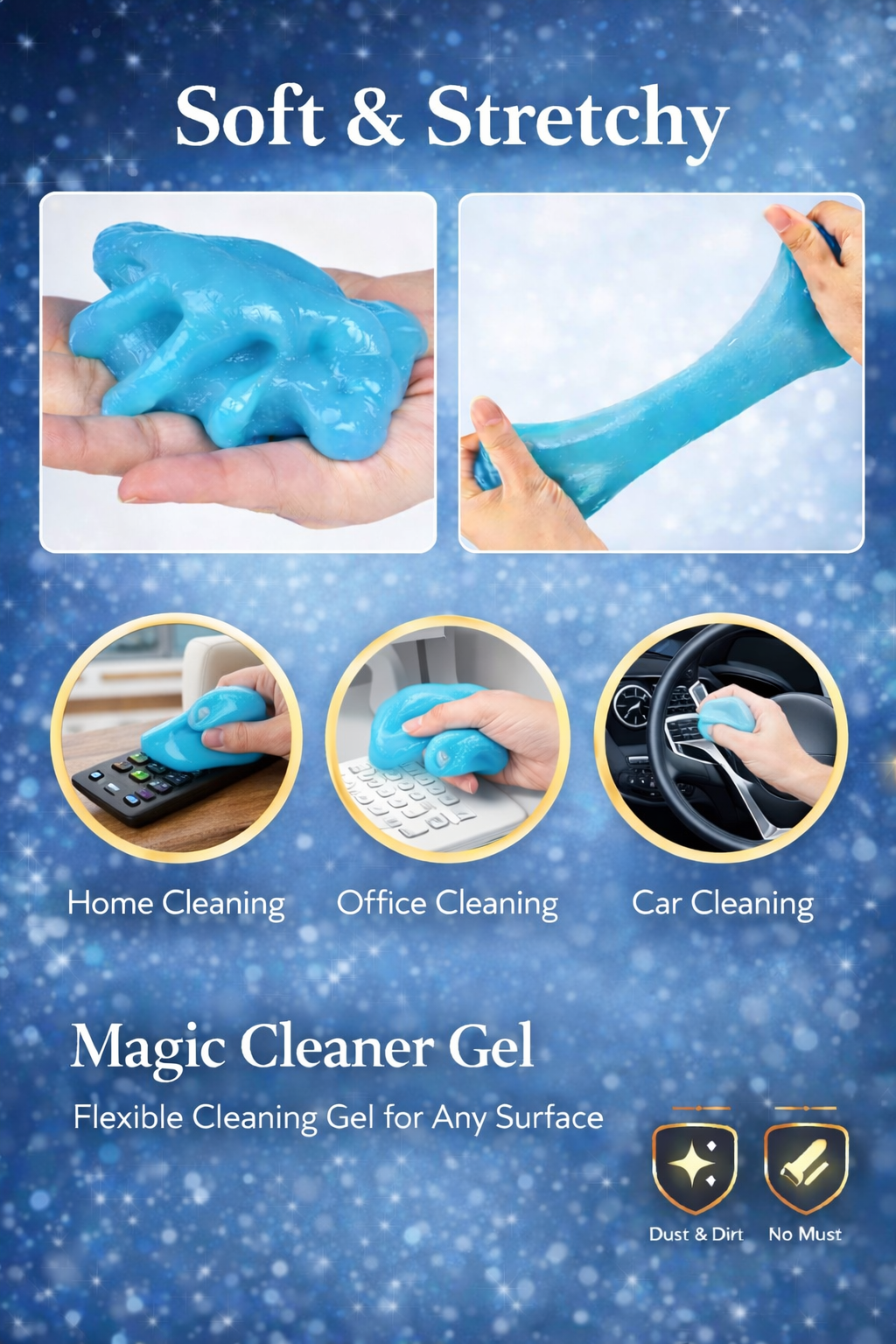 2PCS Magic Car Cleaning Gel
