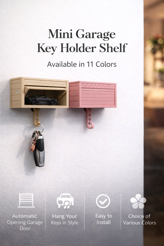 Creative Car Garage Key Rack