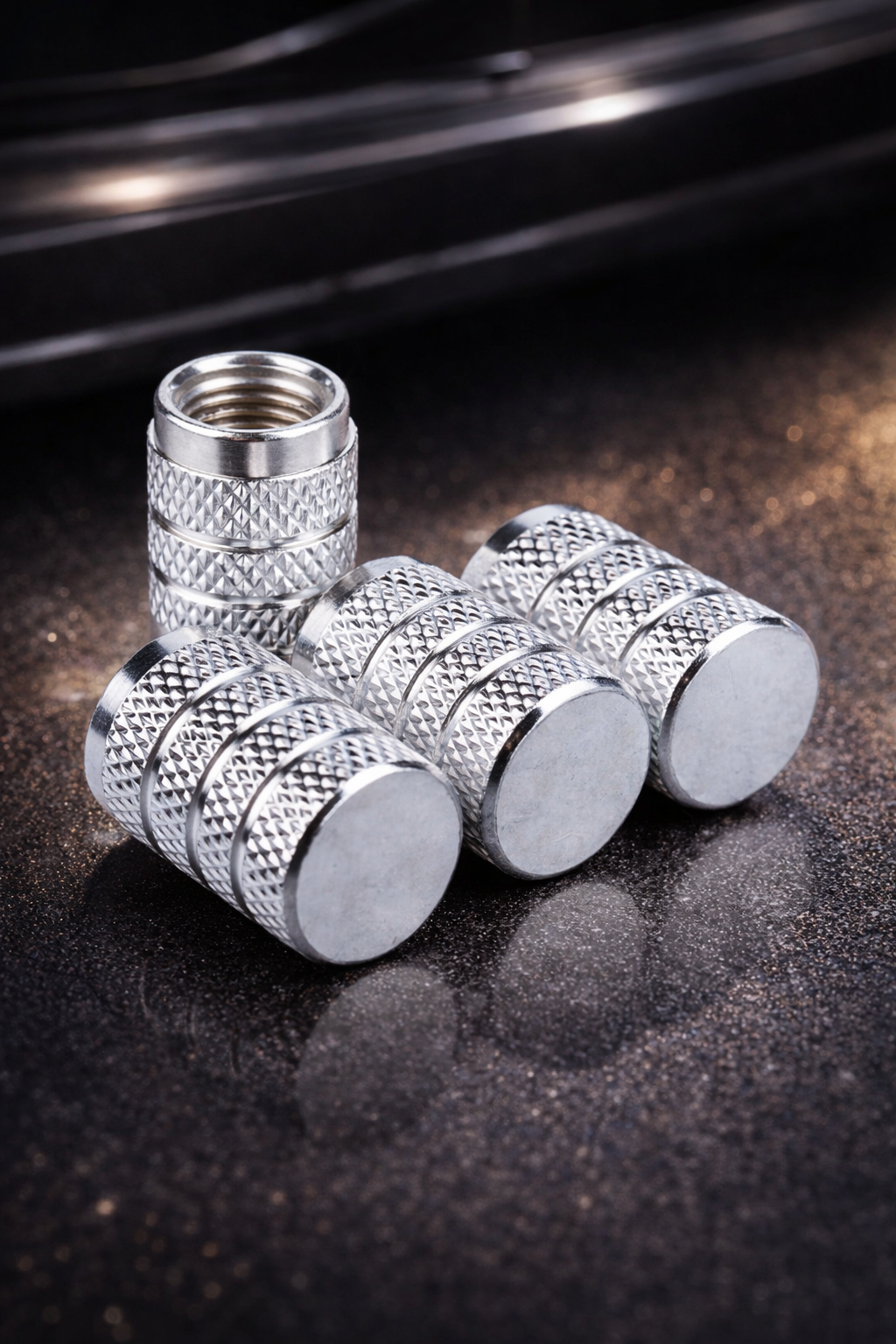 High-Performance Car Tire Valve Stem Caps (4PCS)