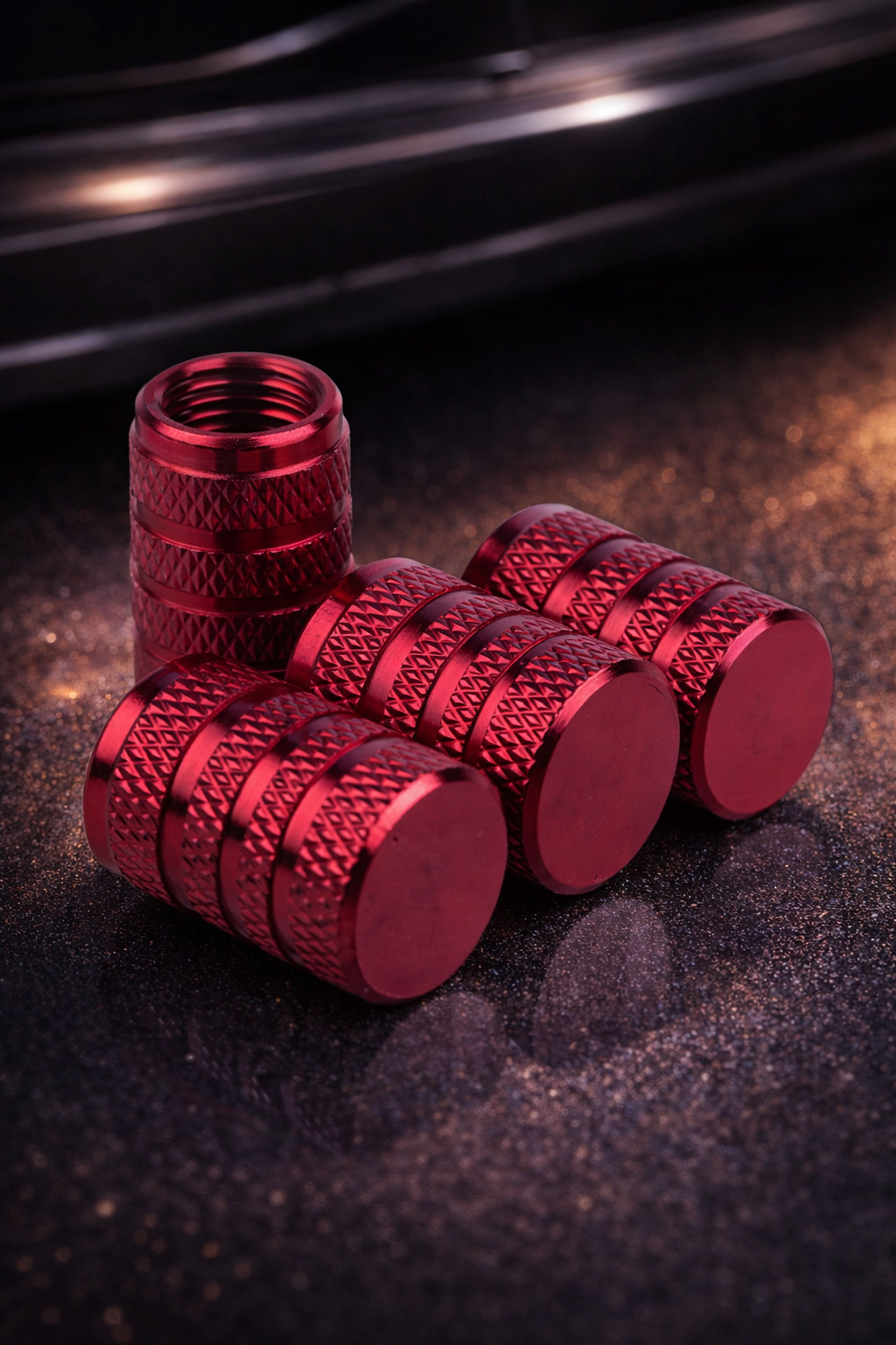 High-Performance Car Tire Valve Stem Caps (4PCS)