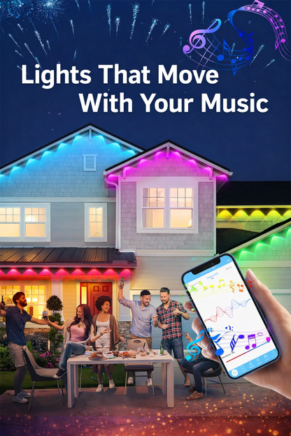 Smart RGB Outdoor LED Lights (30 Meters)