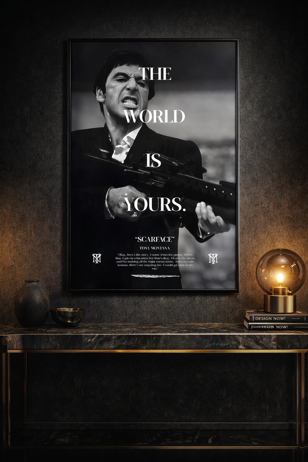 Scarface & Godfather Wall Poster