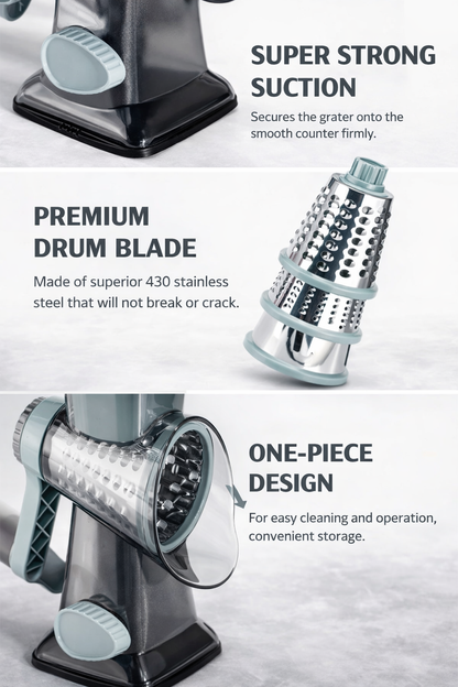 Premium Rotary Kitchen Slicer and Grater