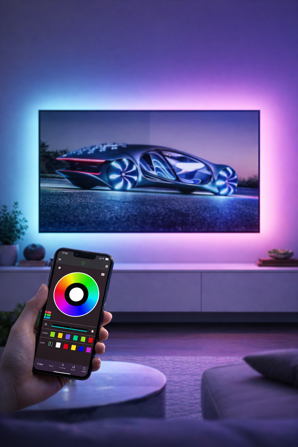 30M RGB LED Strip Lights with APP Control