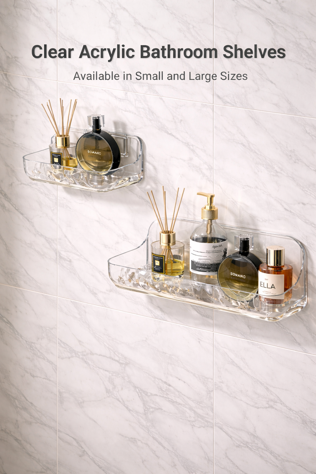 Elegant Multi-Purpose Wall-Mounted Shelf