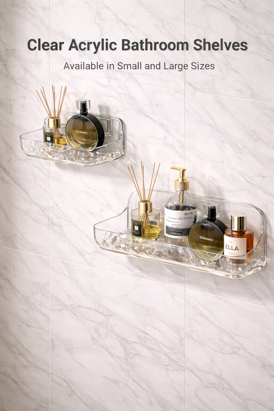 Elegant Multi-Purpose Wall-Mounted Shelf