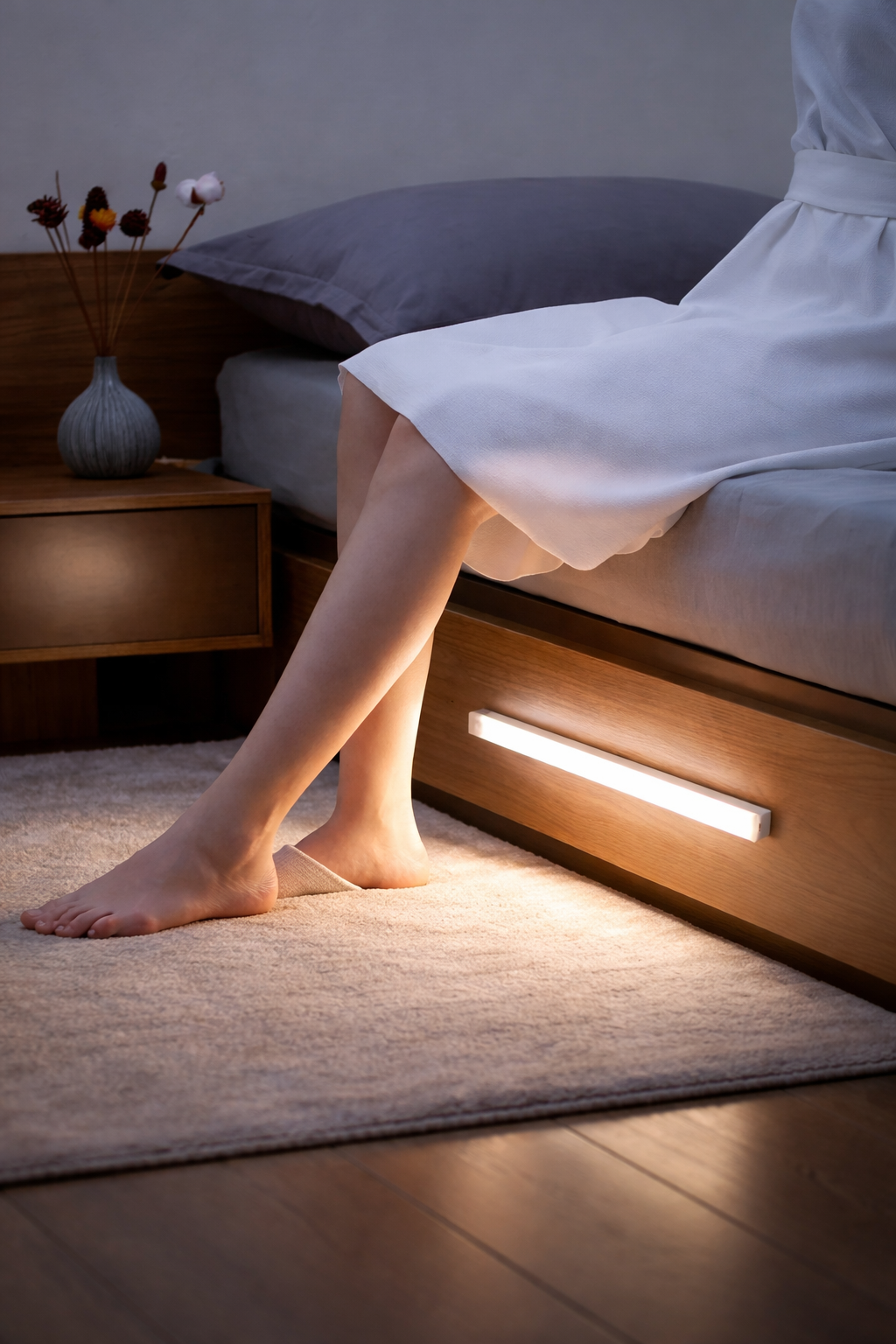 Motion Sensor LED Bar Light - 3 Colors in 1 Lamp