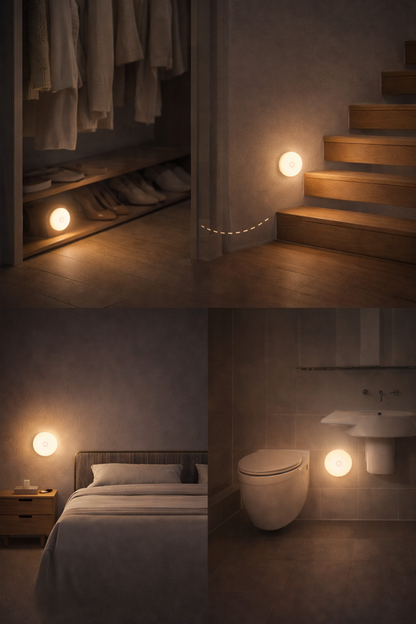 5 Motion Sensor LED Warm Light