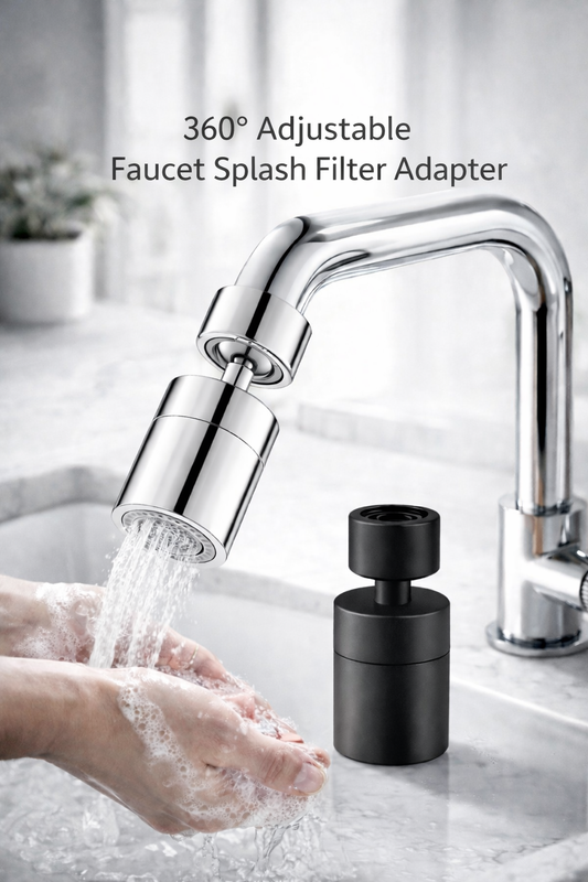360° Adjustable Faucet Splash Filter Adapter