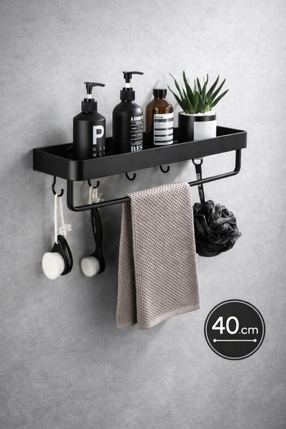 Black Nordic Style Shelf