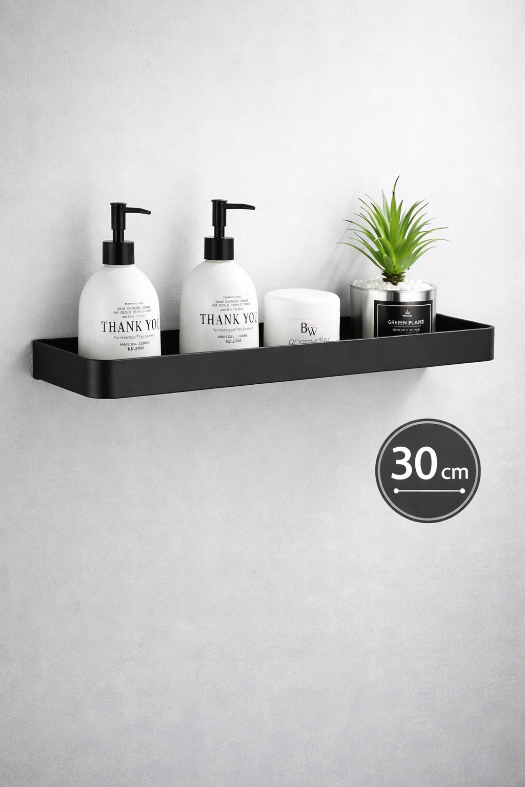 Black Nordic Style Shelf