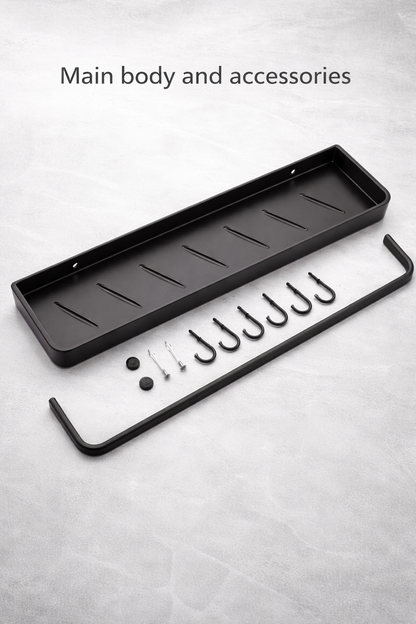 Black Nordic Style Shelf