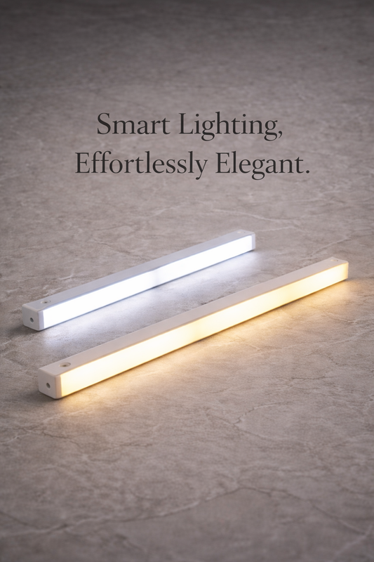 Motion Sensor LED Bar Light - 3 Colors in 1 Lamp