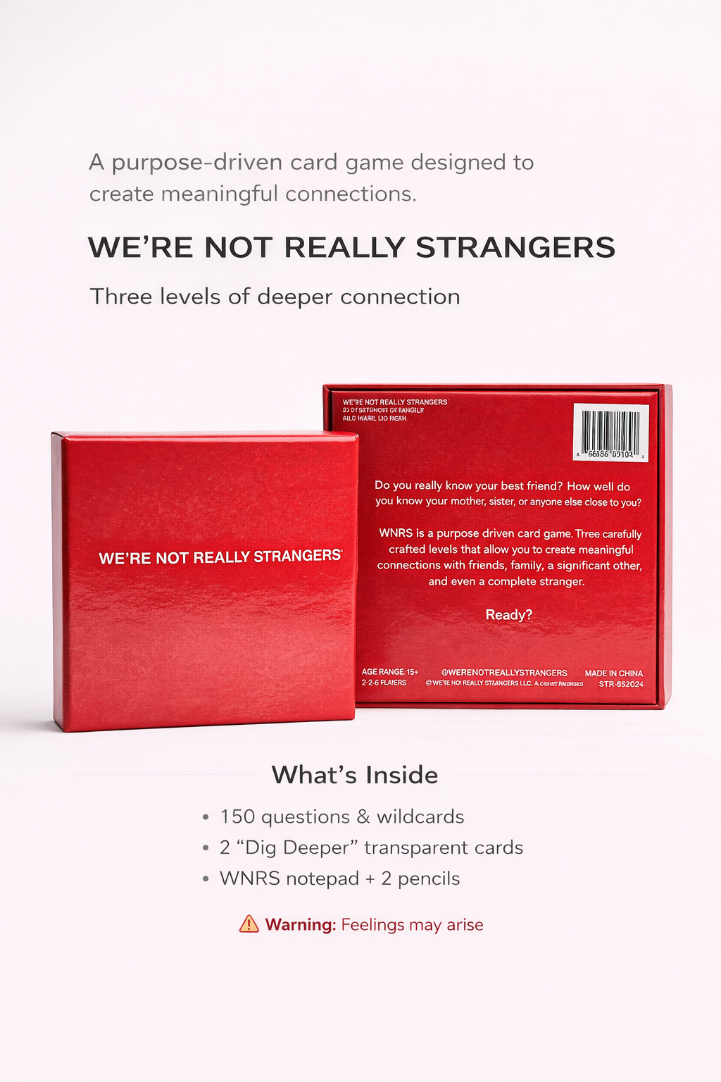 We’re Not Really Strangers – Interactive Card Game (4 Editions)
