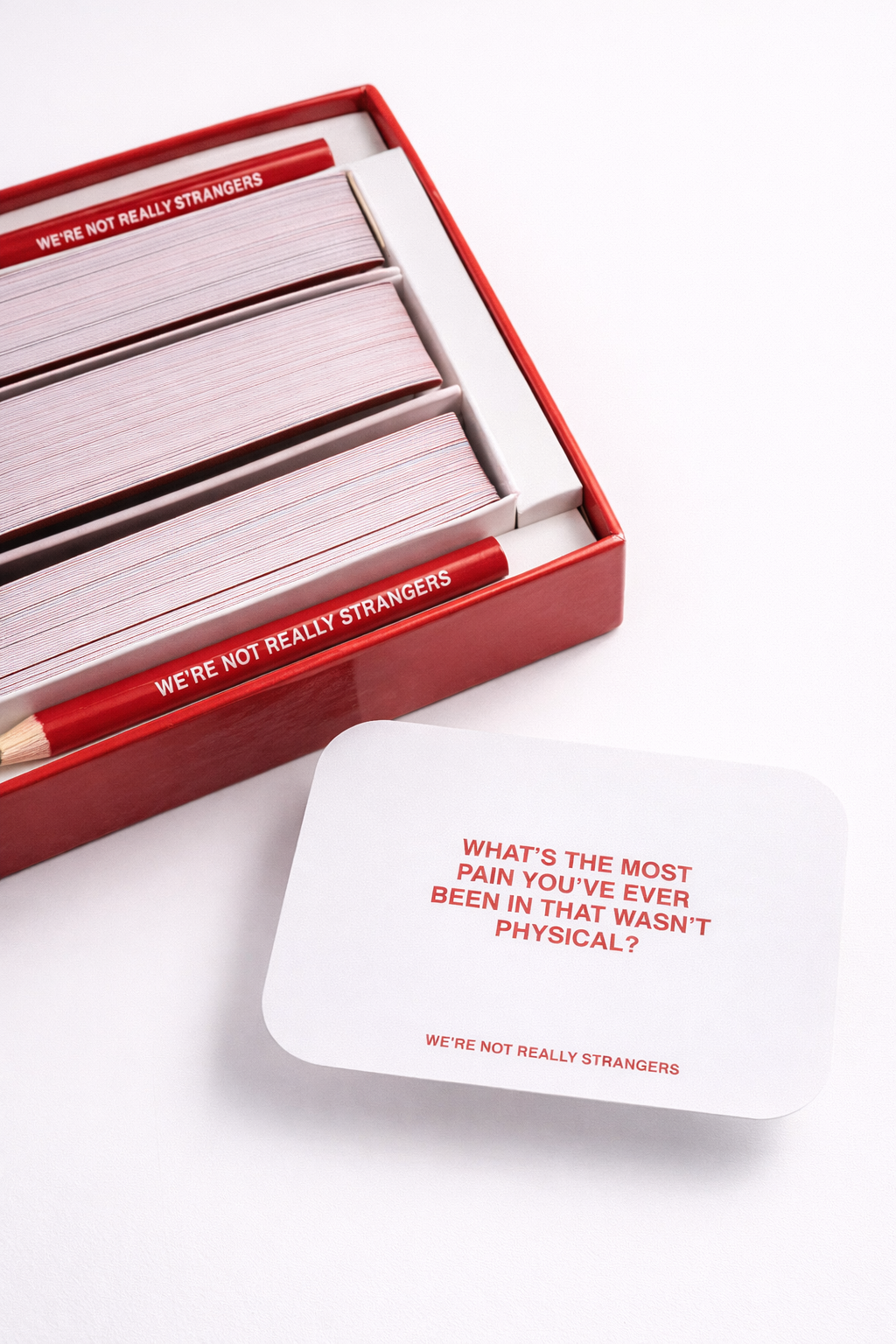 We’re Not Really Strangers – Interactive Card Game (4 Editions)