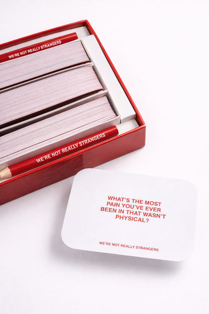We’re Not Really Strangers – Interactive Card Game (4 Editions)