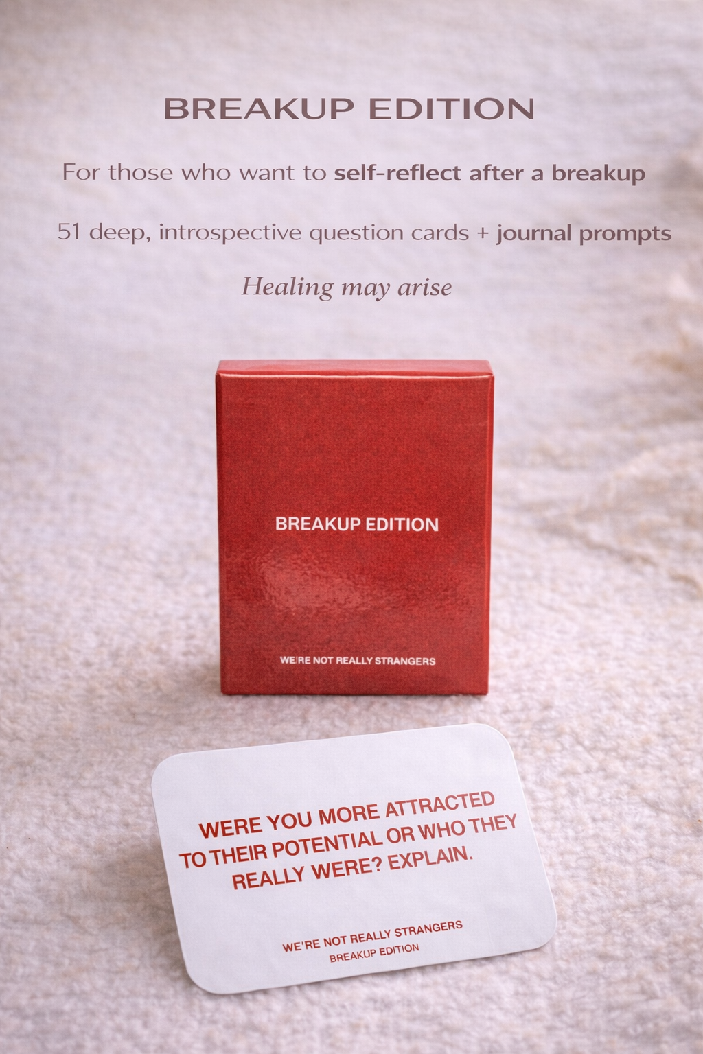 We’re Not Really Strangers – Interactive Card Game (4 Editions)