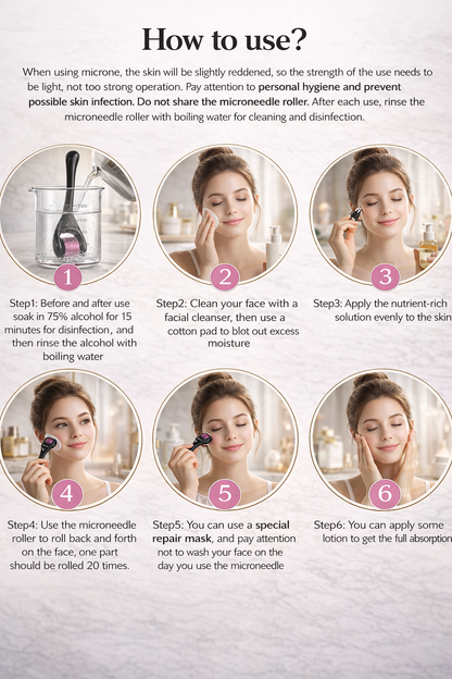 Derma Roller for Hair & Beard Growth 0.3mm