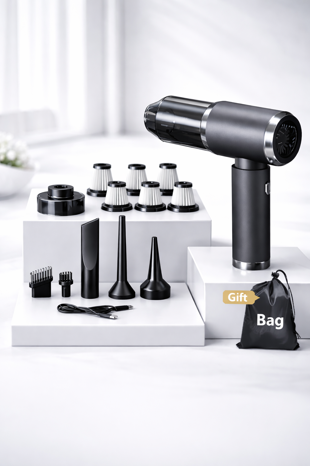 Wireless Car Vacuum Cleaner Kit