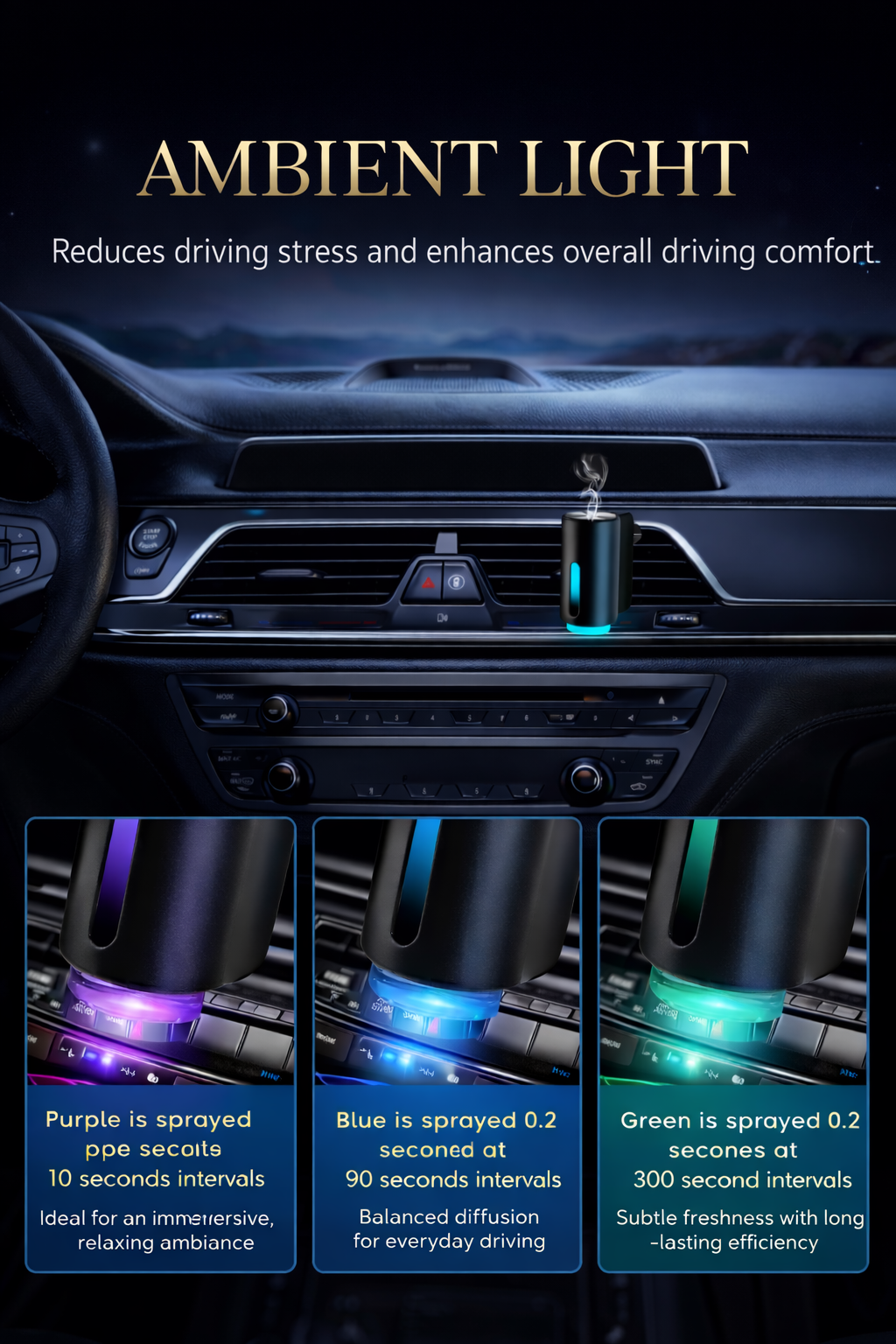 Luxury Car Vent Clip Diffuser