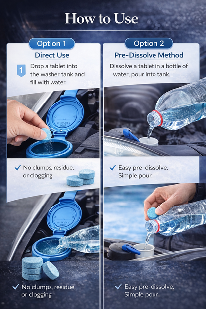 40PCS Magic Car Windshield Cleaning Tablets