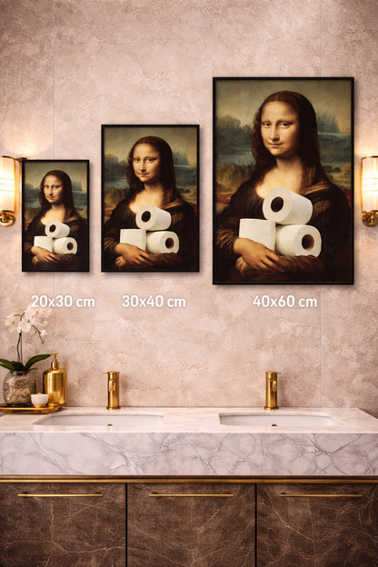 Humorous Washroom Wall Art