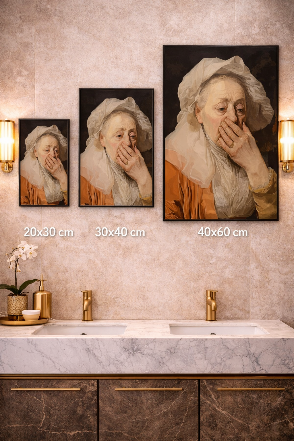 Humorous Washroom Wall Art