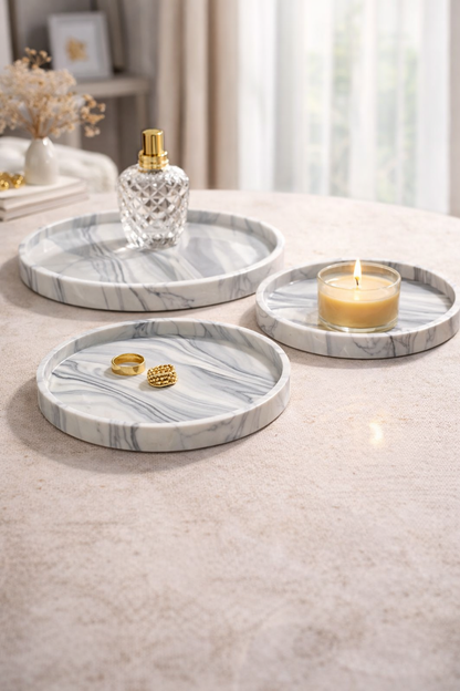 Round Decorative Tray (3PCS)