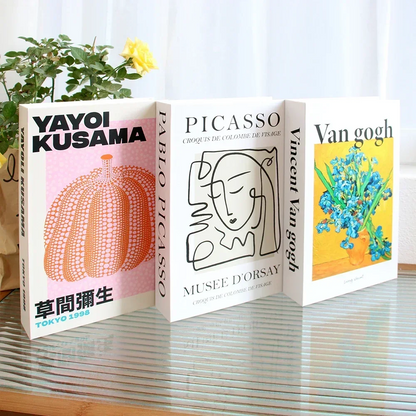 Set of 3 Foldable Designer Fake Books