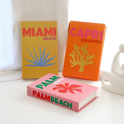 Set of 3 Foldable Designer Fake Books