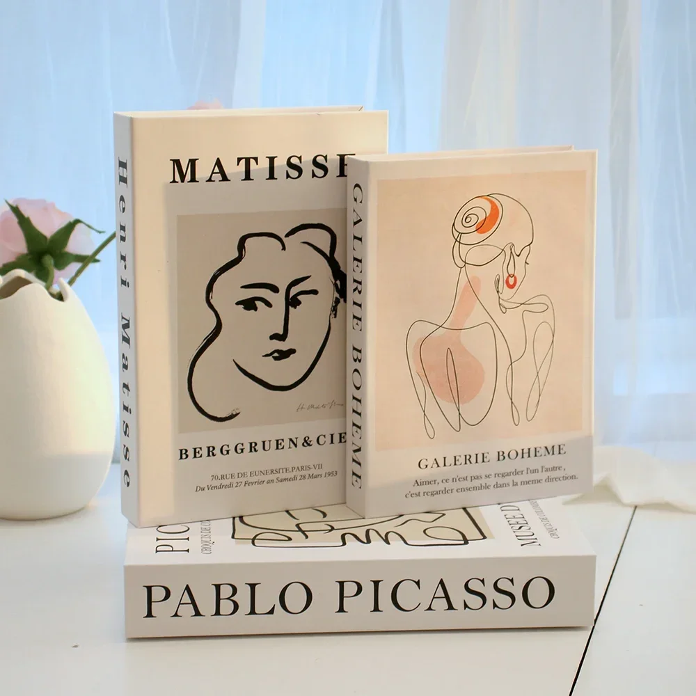 Set of 3 Foldable Designer Fake Books